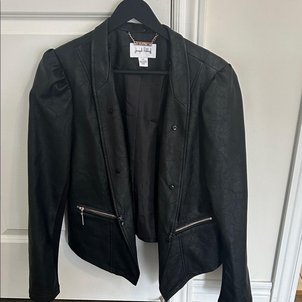 Joseph Ribkoff Black Women's Blazer with Zipper Details